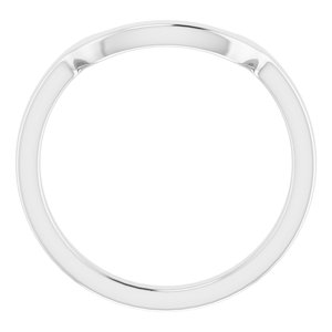 Sterling Silver Band for 16x12 mm Oval Ring
