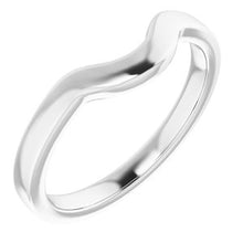 Load image into Gallery viewer, Sterling Silver Band for 8 mm Cushion Ring
