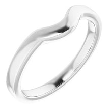 Load image into Gallery viewer, Sterling Silver Band for 7 mm Cushion Ring
