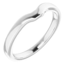 Load image into Gallery viewer, Sterling Silver Band for 5 mm Asscher Ring
