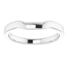 Load image into Gallery viewer, Sterling Silver Band for 7x5 mm Emerald Ring
