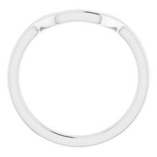 Charger l&#39;image dans la galerie, Sterling Silver Band for 10 mm Asscher Ring
