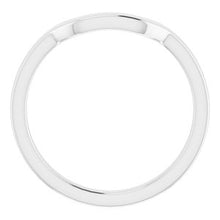 Load image into Gallery viewer, Sterling Silver Band for 10x8 mm Emerald Ring

