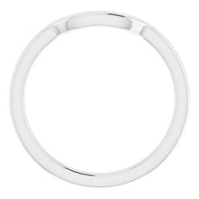 Load image into Gallery viewer, Sterling Silver Band for 8x6 mm Emerald Ring
