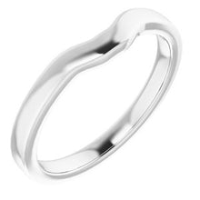 Load image into Gallery viewer, Sterling Silver Band for 5 mm Square Ring
