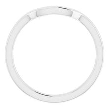 Load image into Gallery viewer, Sterling Silver Band for 9x7 mm Emerald Ring
