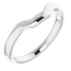 Sterling Silver Band for 7 mm Square Ring