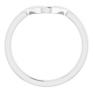 Sterling Silver Band for 12x6 mm Marquise Ring