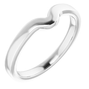 Sterling Silver Band for 5.5x3.5 mm Pear Ring