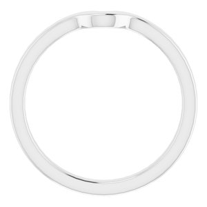 Sterling Silver Band for 5.5x3.5 mm Pear Ring