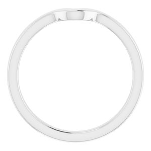 Sterling Silver Band for 6x4 mm Pear Ring