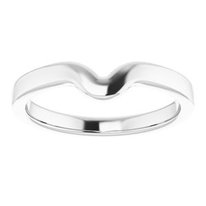 Sterling Silver Band for 6x4 mm Pear Ring