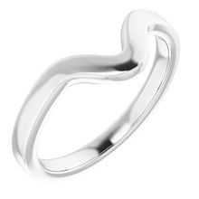 Load image into Gallery viewer, Sterling Silver Band for 10x7 mm Pear Ring
