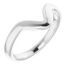 Charger l&#39;image dans la galerie, Sterling Silver Band for 12x8 mm Pear Ring
