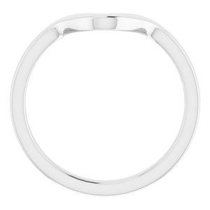 Sterling Silver Band for 12x8 mm Pear Ring