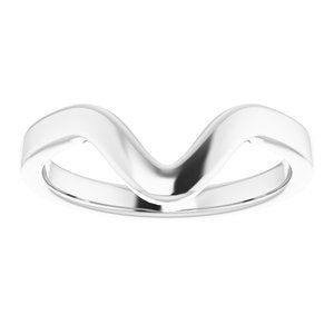 Sterling Silver Band for 12x8 mm Pear Ring