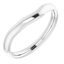 Charger l'image dans la galerie, Sterling Silver Band for 6.5 mm Round Ring
