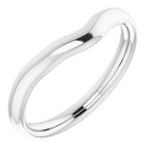 Load image into Gallery viewer, Sterling Silver Band for 7x5 mm Oval Ring
