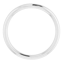 Charger l'image dans la galerie, Sterling Silver Band for 6x4 mm Oval Ring
