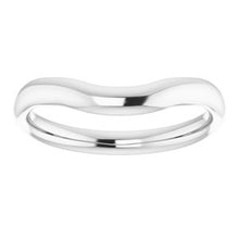 Charger l'image dans la galerie, Sterling Silver Band for 9 mm Cushion Ring
