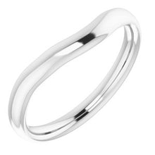 Charger l'image dans la galerie, Sterling Silver Band for 7 mm Cushion Ring
