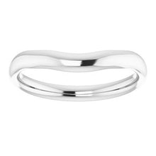 Charger l'image dans la galerie, Sterling Silver Band for 7 mm Cushion Ring
