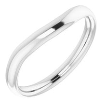 Load image into Gallery viewer, Sterling Silver Band for 6 mm Asscher Ring

