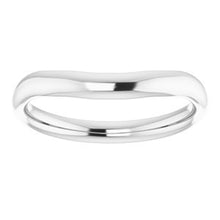 Load image into Gallery viewer, Sterling Silver Band for 6 mm Asscher Ring

