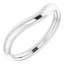Charger l'image dans la galerie, Sterling Silver Band for 8 mm Cushion Ring

