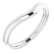 Charger l'image dans la galerie, Sterling Silver Band for 7x5 mm Emerald Ring
