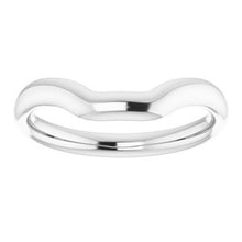 Load image into Gallery viewer, Sterling Silver Band for 9x7 mm Emerald Ring
