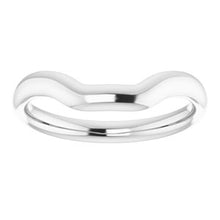 Load image into Gallery viewer, Sterling Silver Band for 10x8 mm Emerald Ring
