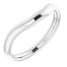 Load image into Gallery viewer, Sterling Silver Band for 7.5 mm Square Ring
