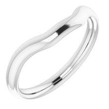 Charger l'image dans la galerie, Sterling Silver Band for 9 mm Square Ring
