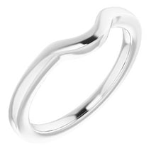 Charger l'image dans la galerie, Sterling Silver Band for 8.8 mm Round Ring
