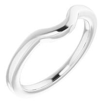 Charger l'image dans la galerie, Sterling Silver Band for 9.4 mm Round Ring
