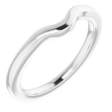 Charger l'image dans la galerie, Sterling Silver Band for 8 mm Round Ring
