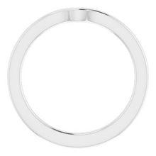 Charger l'image dans la galerie, Sterling Silver Band for 6x4 mm Oval Ring
