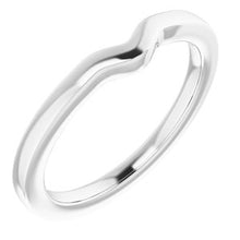 Charger l'image dans la galerie, Sterling Silver Band for 7x5 mm Oval Ring
