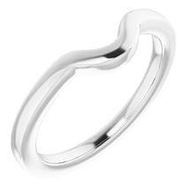 Charger l'image dans la galerie, Sterling Silver Band for 10x8 mm Oval Ring
