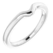 Charger l'image dans la galerie, Sterling Silver Band for 8x6 mm Oval Ring

