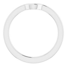 Charger l'image dans la galerie, Sterling Silver Band for 8x6 mm Oval Ring
