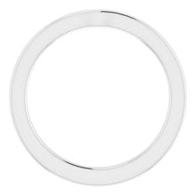 Charger l'image dans la galerie, Sterling Silver Band for 6 mm Cushion Ring
