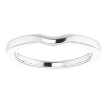 Charger l'image dans la galerie, Sterling Silver Band for 7 mm Cushion Ring
