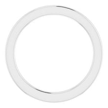Charger l'image dans la galerie, Sterling Silver Band for 5 mm Cushion Ring
