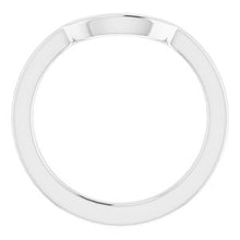 Charger l'image dans la galerie, Sterling Silver Band for 11 mm Cushion Ring
