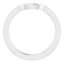 Charger l'image dans la galerie, Sterling Silver Band for 9 mm Cushion Ring
