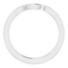 Charger l'image dans la galerie, Sterling Silver Band for 8 mm Cushion Ring
