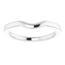 Charger l'image dans la galerie, Sterling Silver Band for 8 mm Cushion Ring
