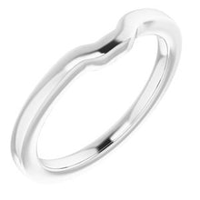 Charger l'image dans la galerie, Sterling Silver Band for 7x5 mm Emerald Ring
